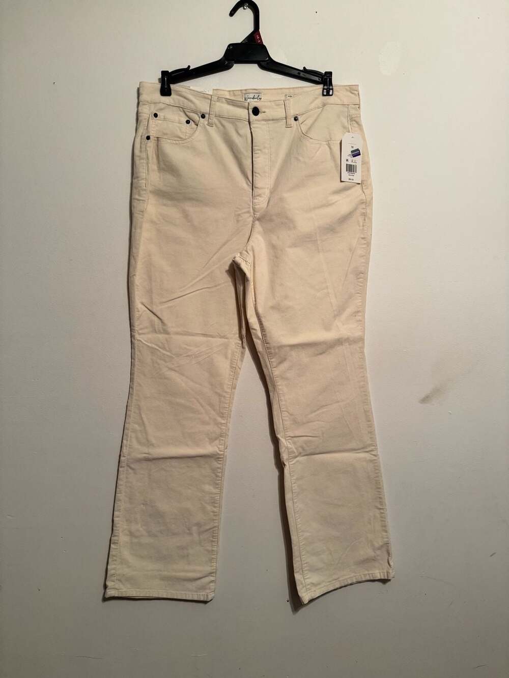 Wonderly High-Rise Bootcut Corduroy Pants Size 16